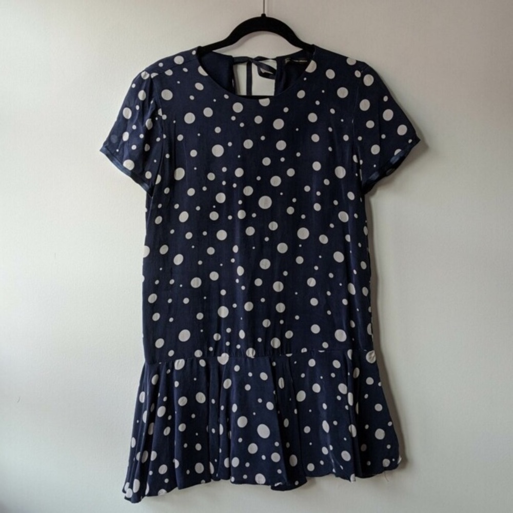 ZARA Polka Dot Ruffle Dress
